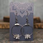 Herkimer Diamonds Hoop Earrings