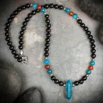 Apatite and Black Onyx Necklace