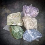 Personal Power Crystal Set with Selenite Triangle