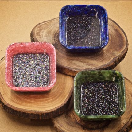Mini Crystal Square Bowls